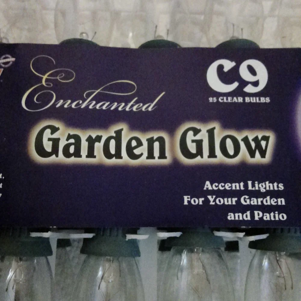 NWOT GARDEN GLOW ACCENT STRING LIGHTS 25' LENGTH